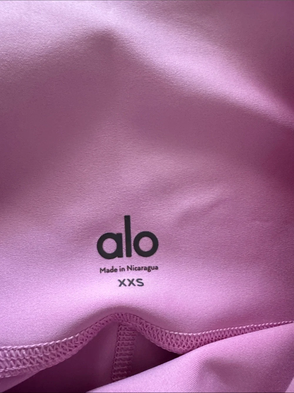 Womens ALO Pink High-Waist Active Leggings